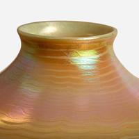 Tiffany Studios (American, active 1878-1932) A Decorated Favrile Glass Lamp Shade, New York, circa 1900