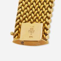 A Set of Two 14K Yellow Gold Bracelets