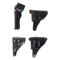 Lot of 16 Assorted WWII-era Military Holsters Including: German, Japanese, and U.S.