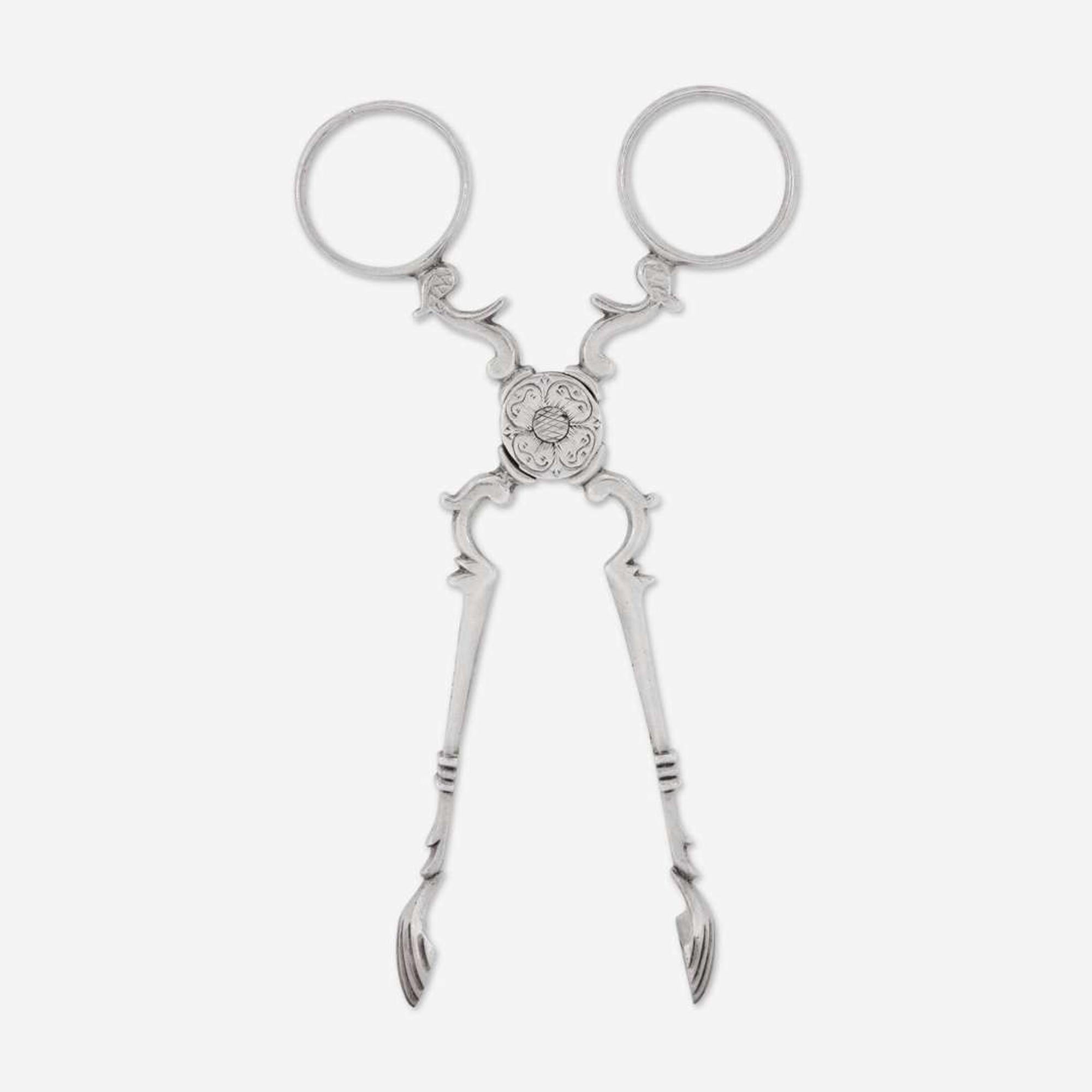 A silver sugar nips William Breed (1719-1762), Boston, MA, circa 1750