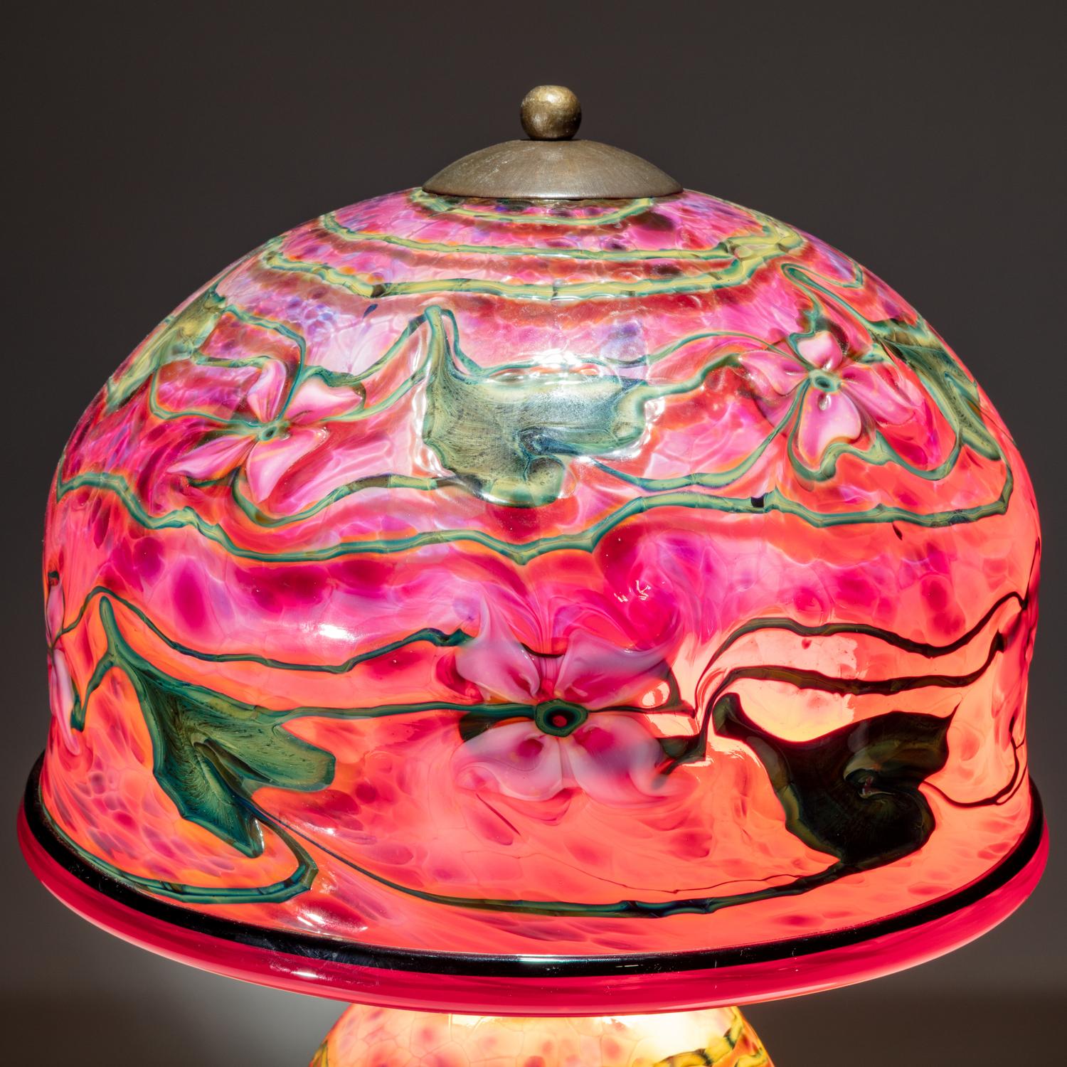Charles Lotton (American, 1935–2021) — Pink Floral Lamp, 2006