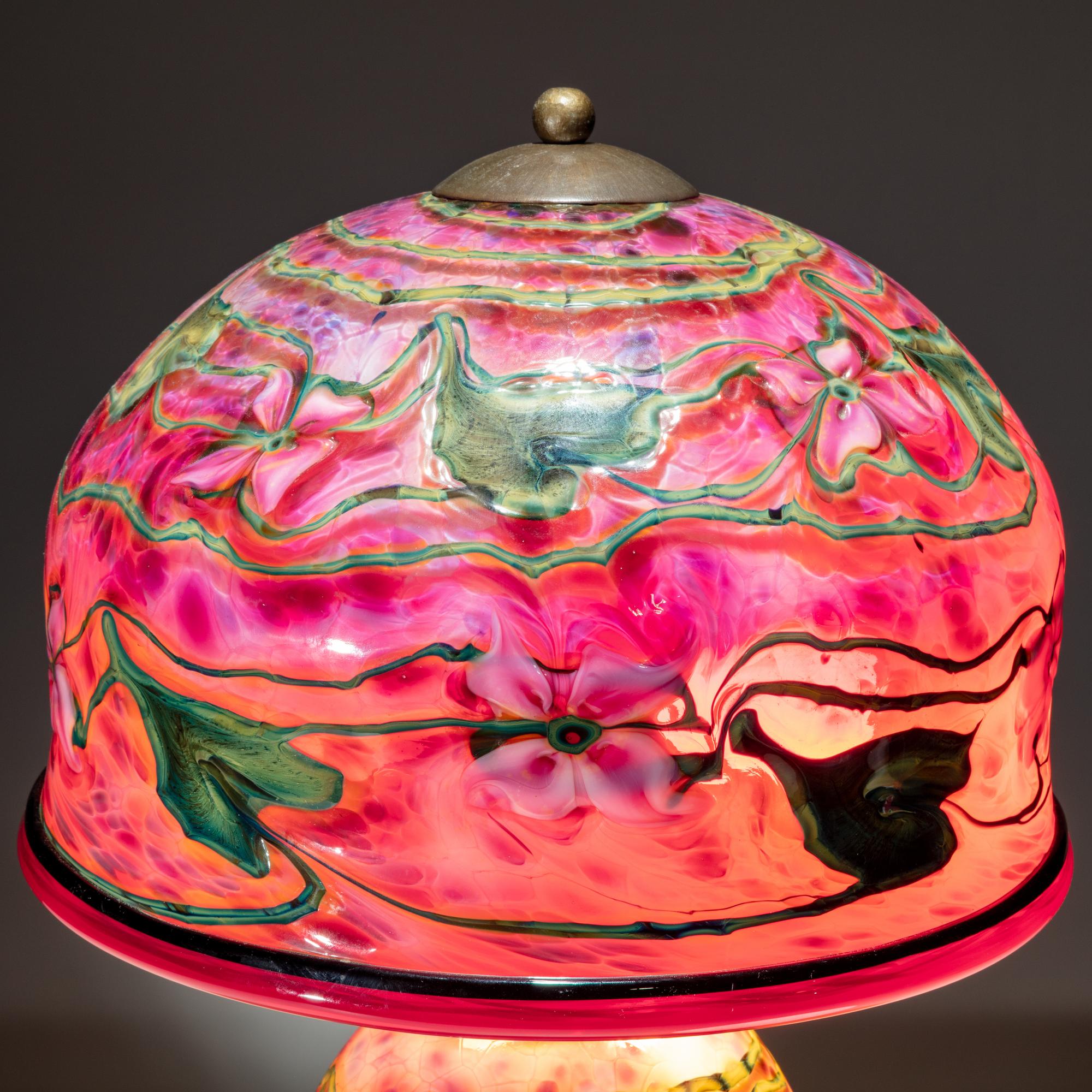 Charles Lotton (American, 1935–2021) — Pink Floral Lamp, 2006