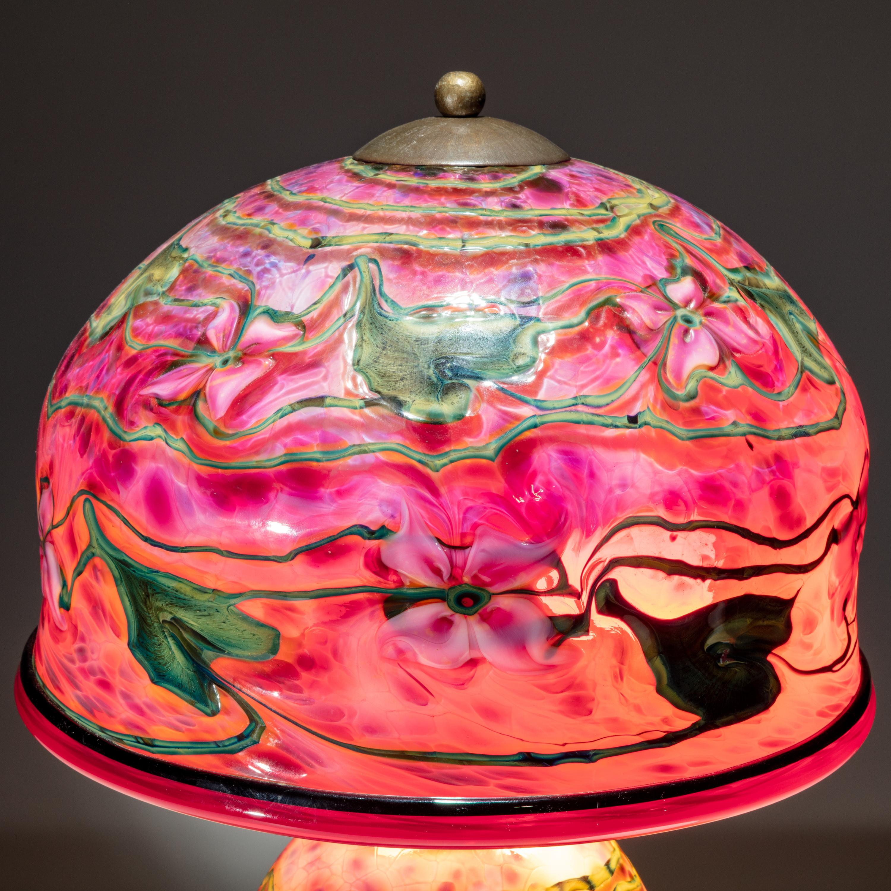 Charles Lotton (American, 1935–2021) — Pink Floral Lamp, 2006