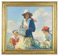 The Blueberry Pickers , c. 1920