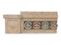 An American Mosaic-Inset Architectural Fragment