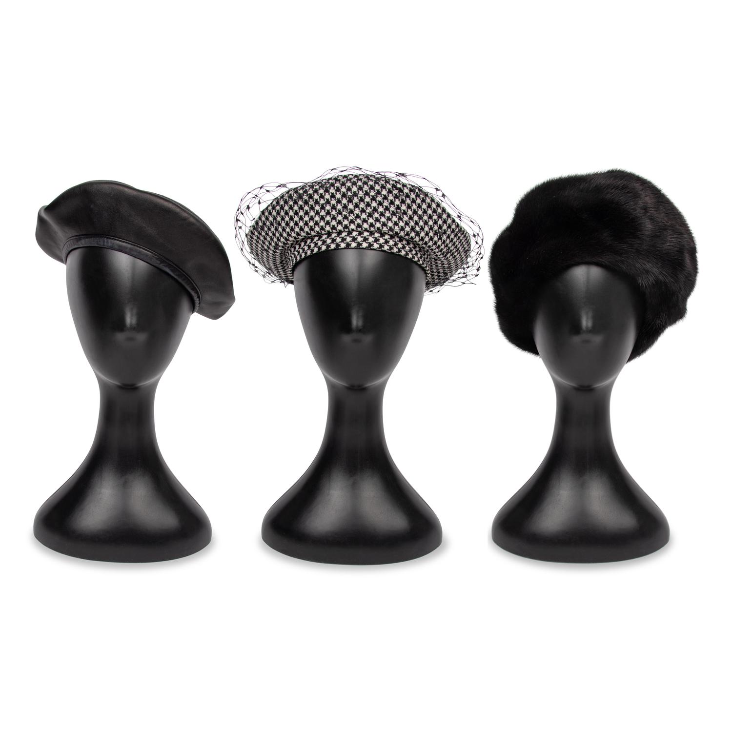 DIOR & DENNIS BASSO, THREE BERETS