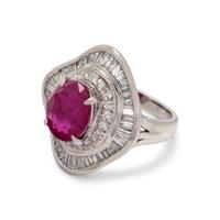 RUBY AND DIAMOND RING