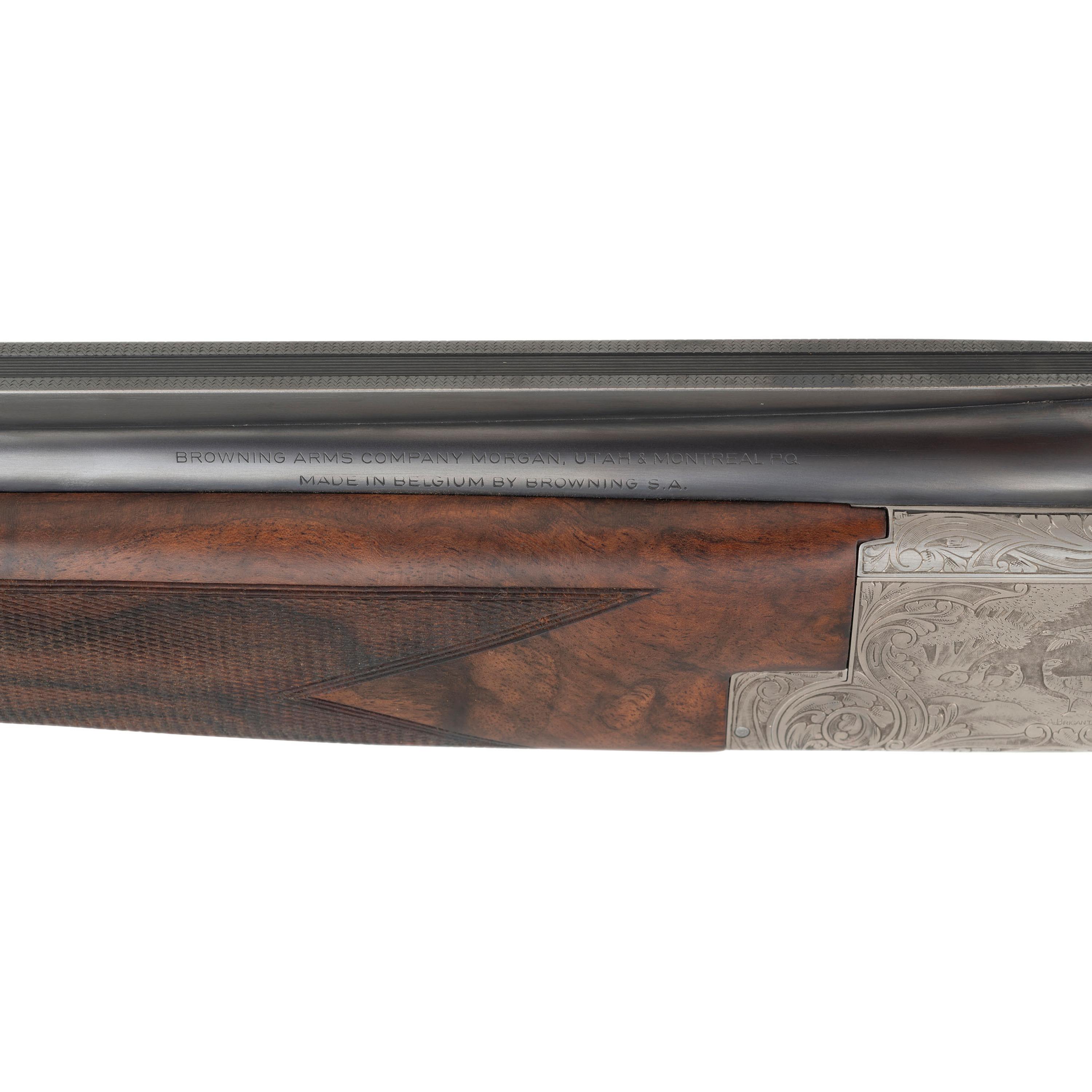 *Browning B25 Diana Grade Superposed 12 Gauge Shotgun in Travel Case - Consecutively Serial Numbered to the Next Lot