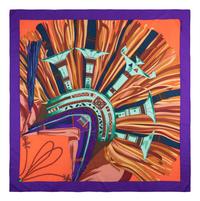 Two Hermès Cashmere and Silk Scarves: One 140cm, One 90cm