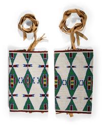 Beaded Hide Leggings