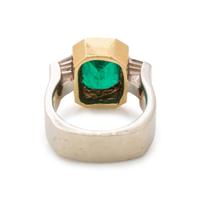 EMERALD AND DIAMOND RING