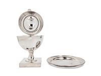 A Brazilian Silver-Plate Caviar Server