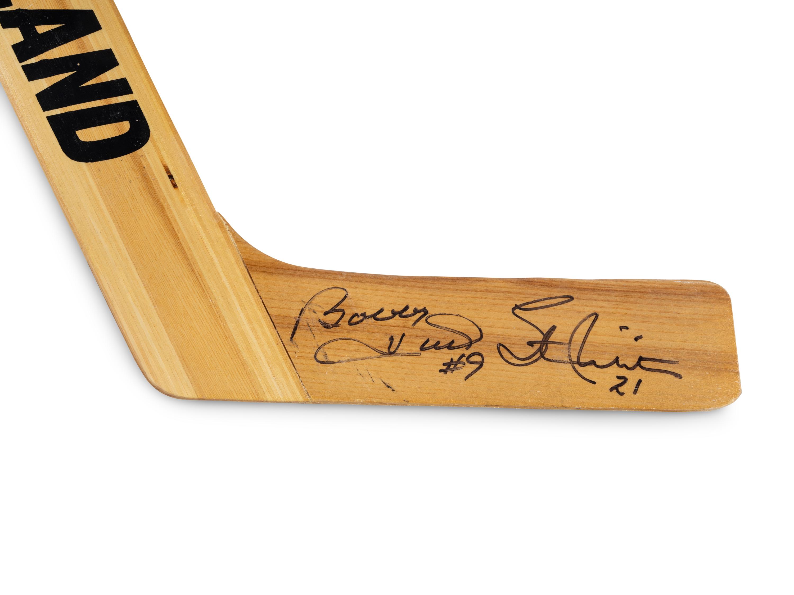 A Group of Bobby Hull and Stan Mikita Signed Autograph Items