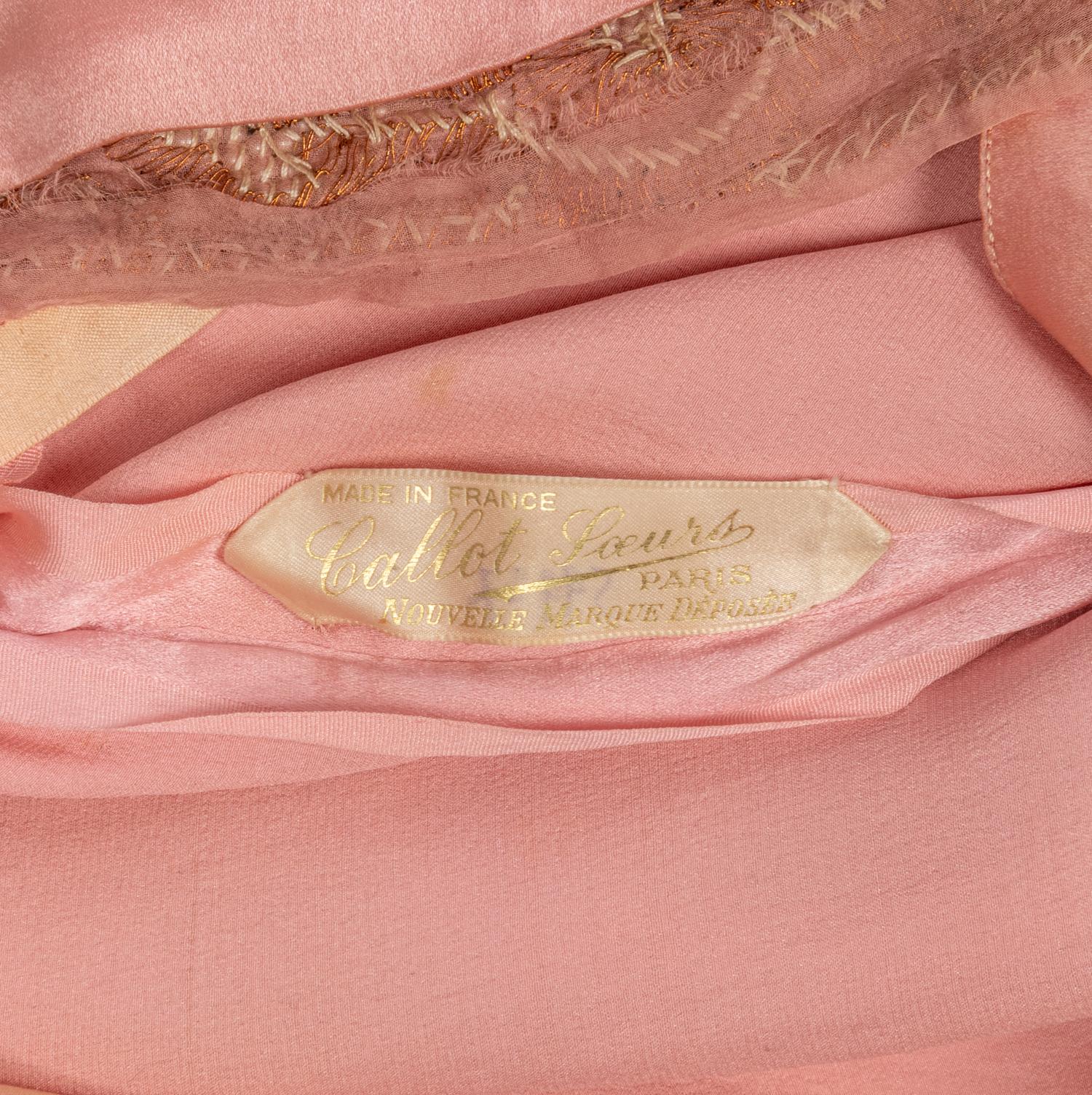 Callot Soeurs Dress and Slip, 1920s