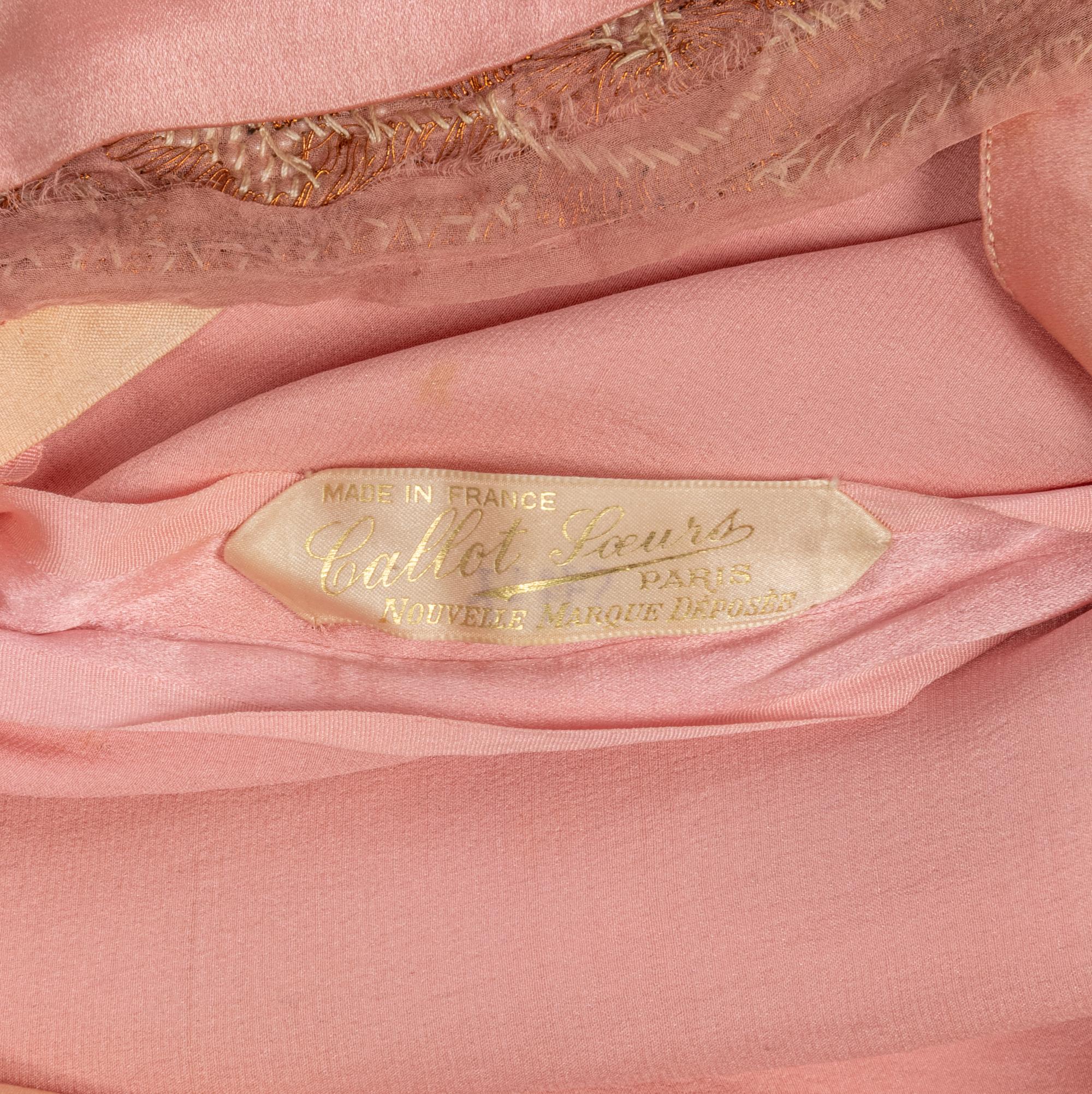 Callot Soeurs Dress and Slip, 1920s