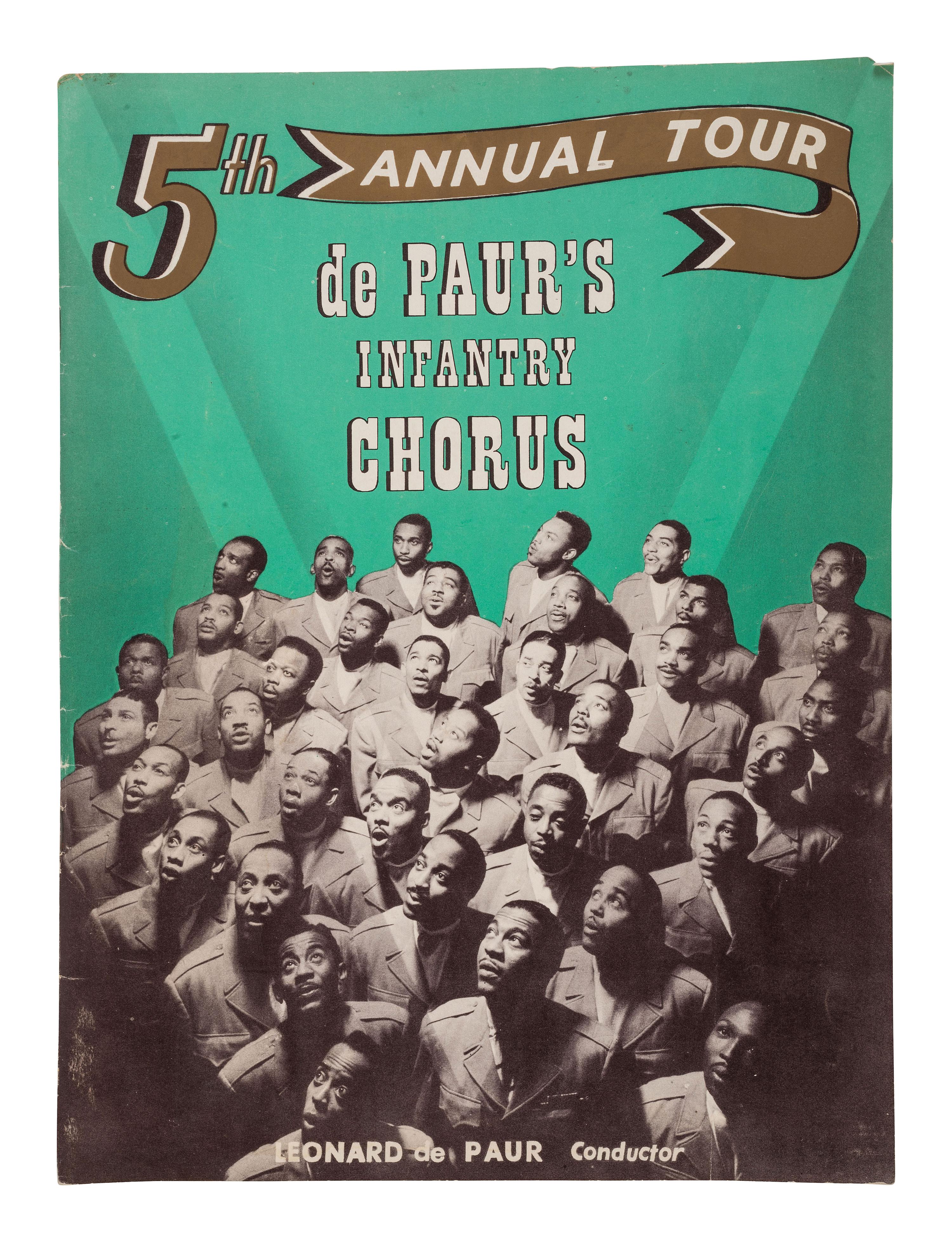 [MUSIC] -- [DE PAUR, Leonard (1914-1998)]. Concert program from the 5th Annual Tour of de Paur's Infantry Chorus. Spring 1951.