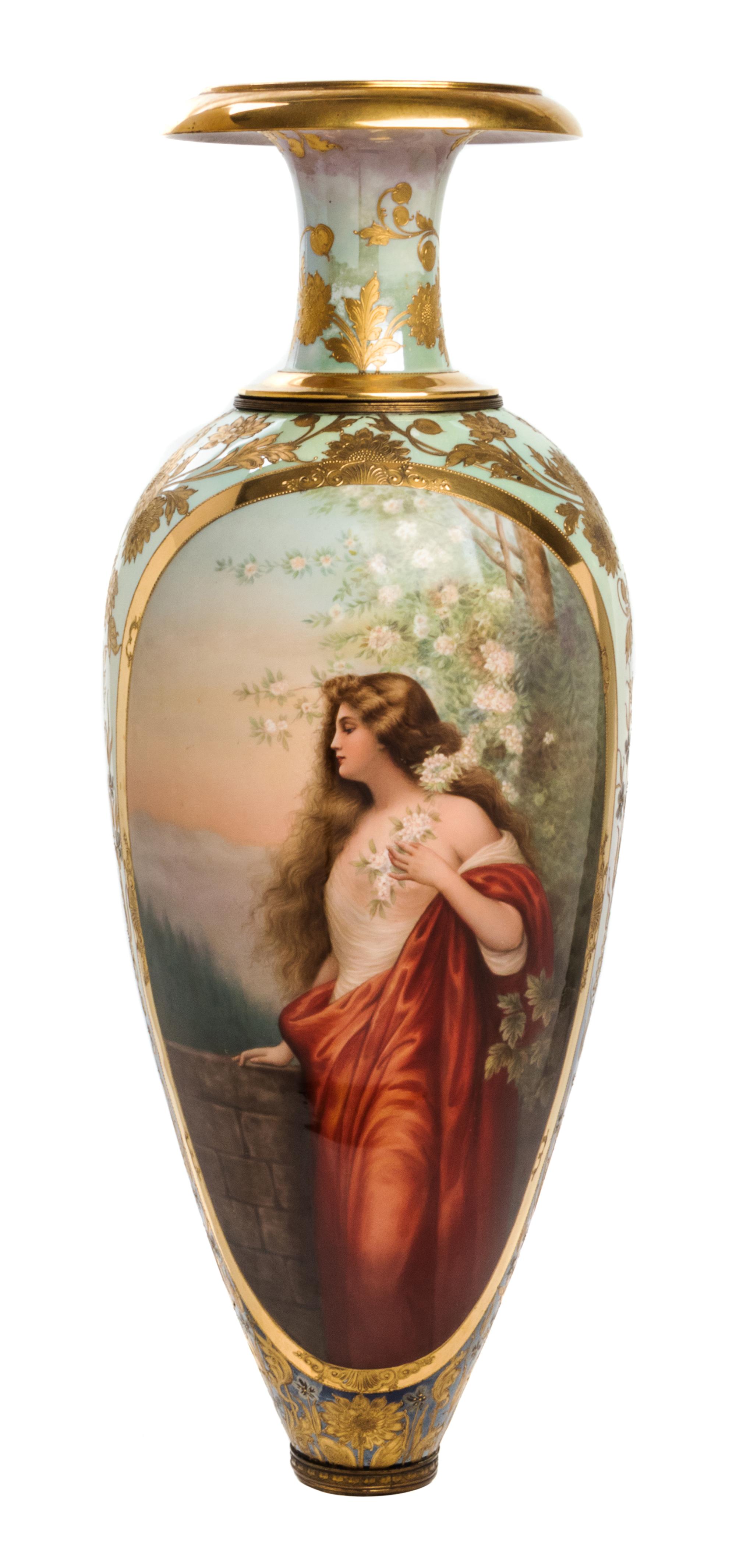 A Vienna Porcelain Urn — 19TH CENTURY