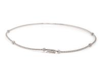WHITE GOLD AND DIAMOND EARRINGS AND NECKLACE