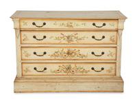A Venetian Style Painted Commode