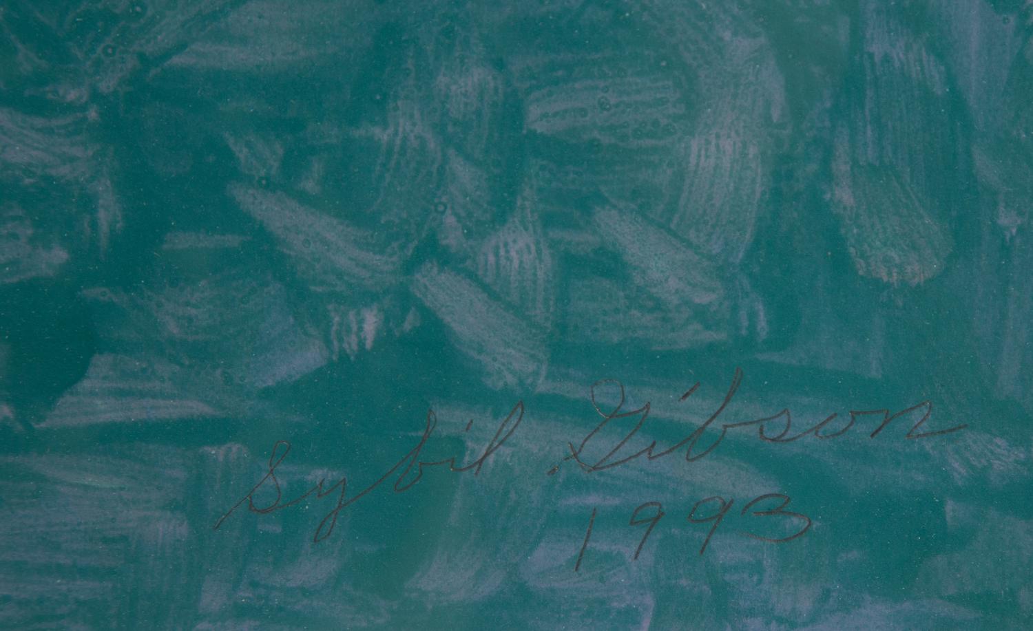 Self-portrait in Pink and Green