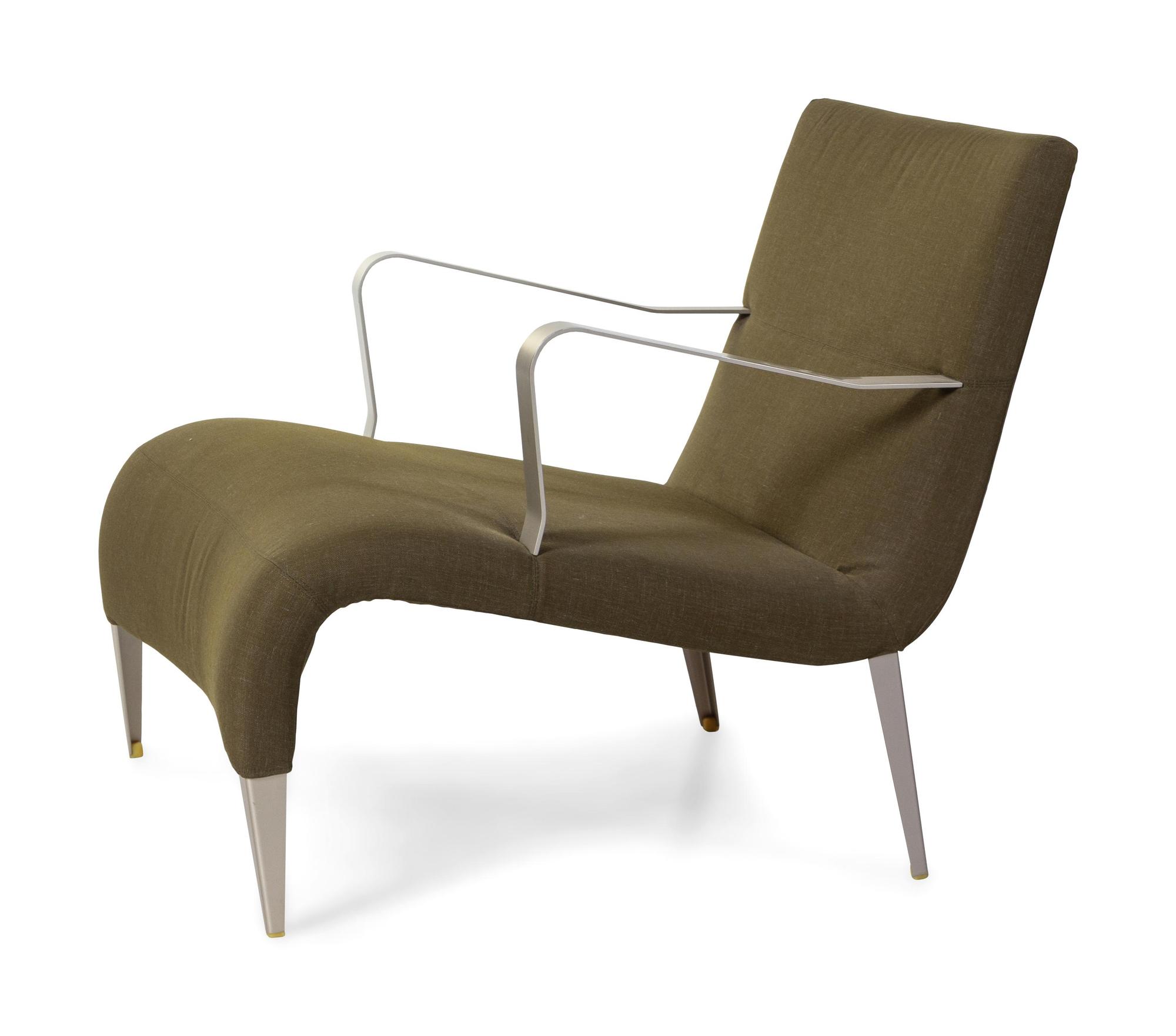 A Pair of Italian Upholstered Armchairs