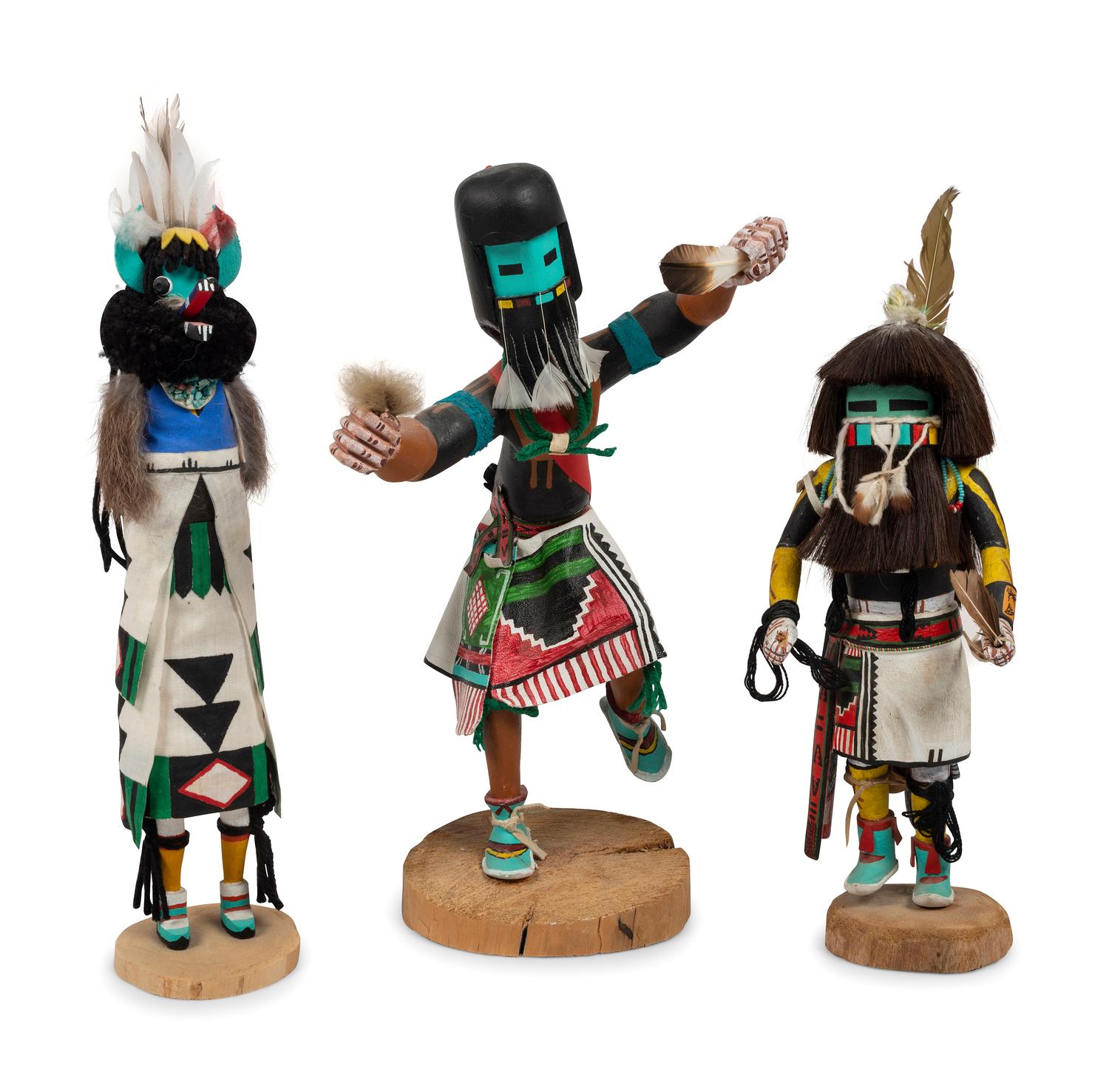 Group of Hopi and Zuni Katsinas