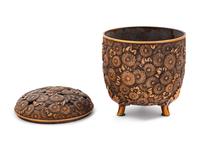 A 'Multitude of Chrysanthemums’ Cast Incense Burner