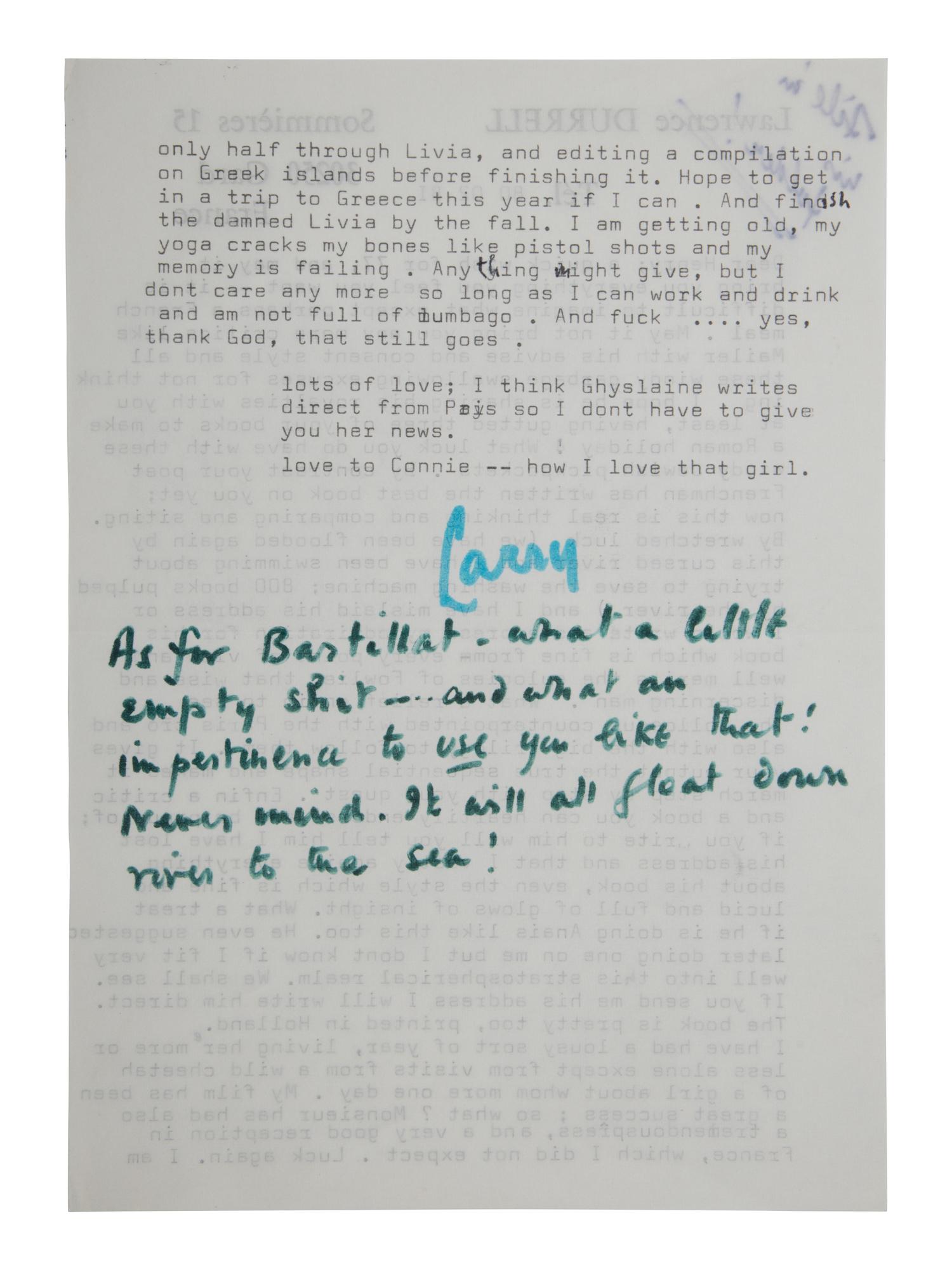 DURRELL, Lawrence (1912-1990). Cefalu . London: Editions Poetry, 1947.