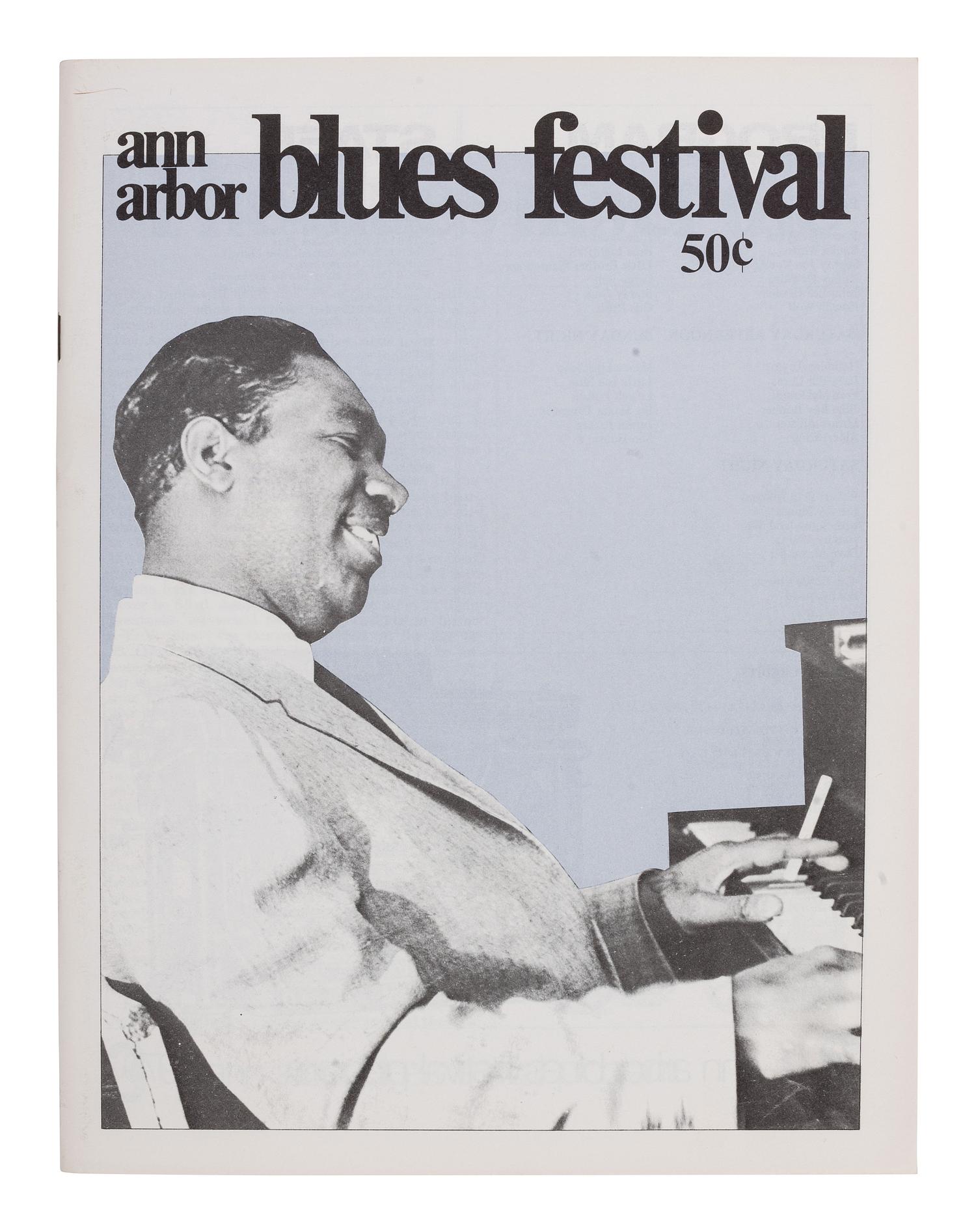[MUSIC]. Poster and program from the 1970 Ann Arbor Blues Festival. [ With: ] Poster promoting Luther Allison performance.