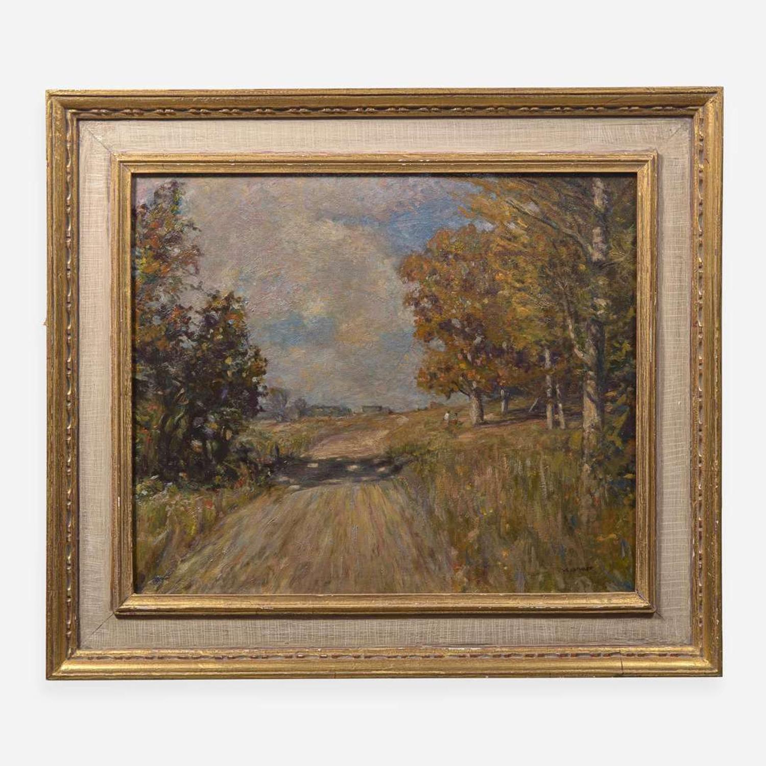 William Langson Lathrop (American, 1859-1938) Autumn Landscape