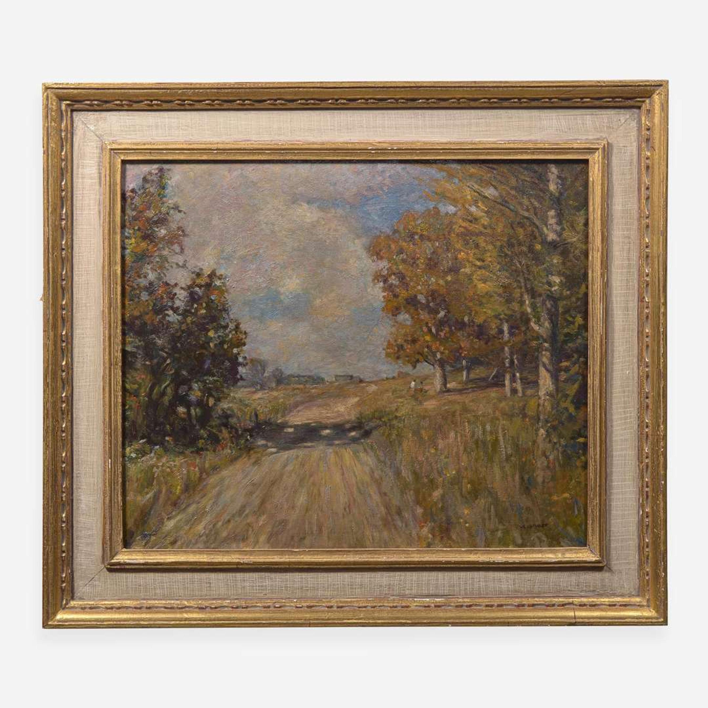 William Langson Lathrop (American, 1859-1938) Autumn Landscape