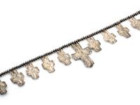 Navajo Spiny Oyster and Silver Cross Necklace