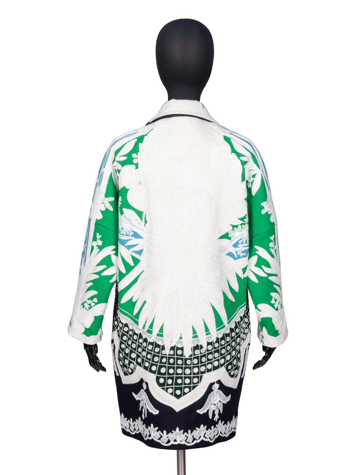 Valentino, Embroidered Wool Coat, 2018