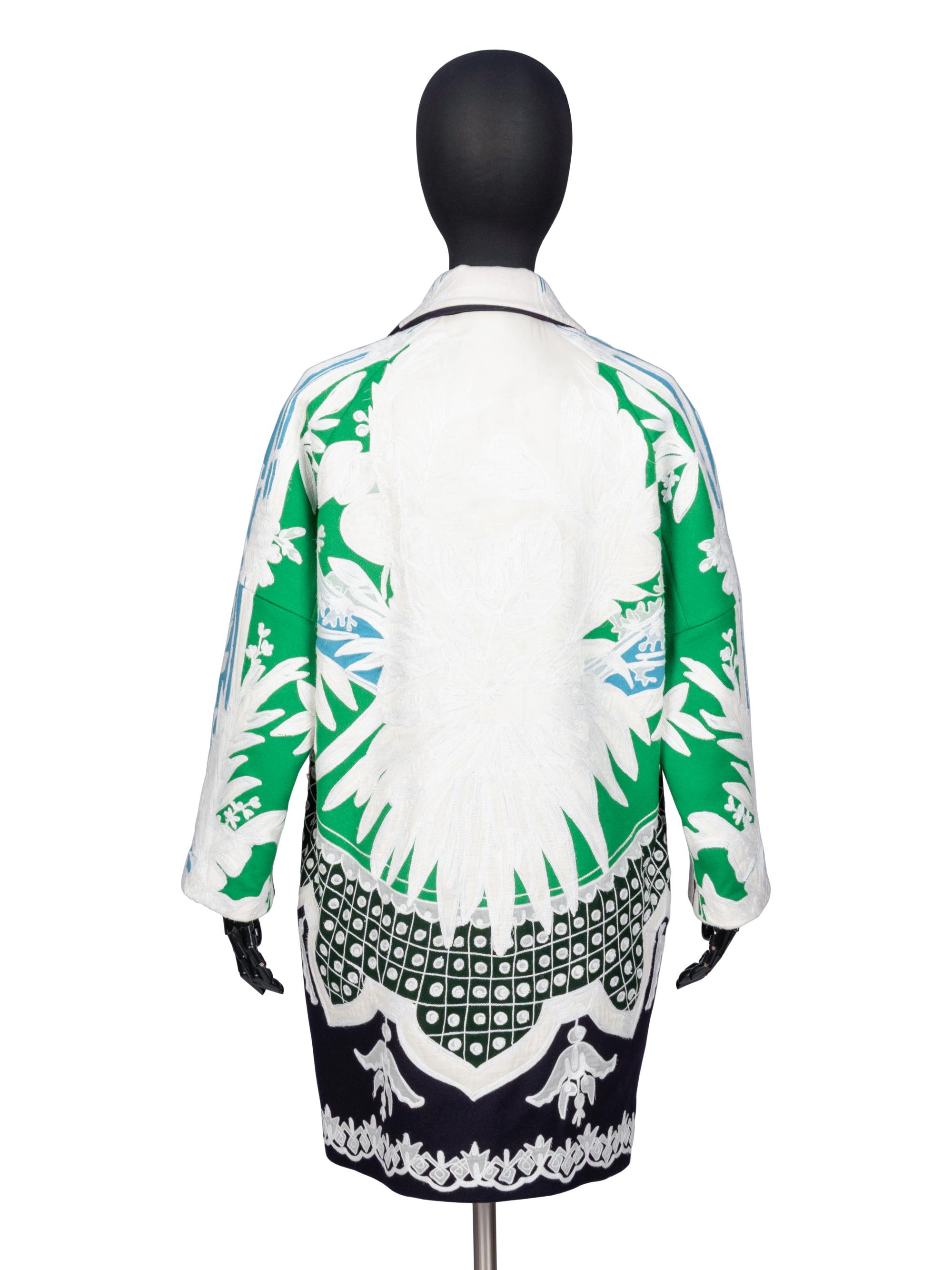 Valentino, Embroidered Wool Coat, 2018