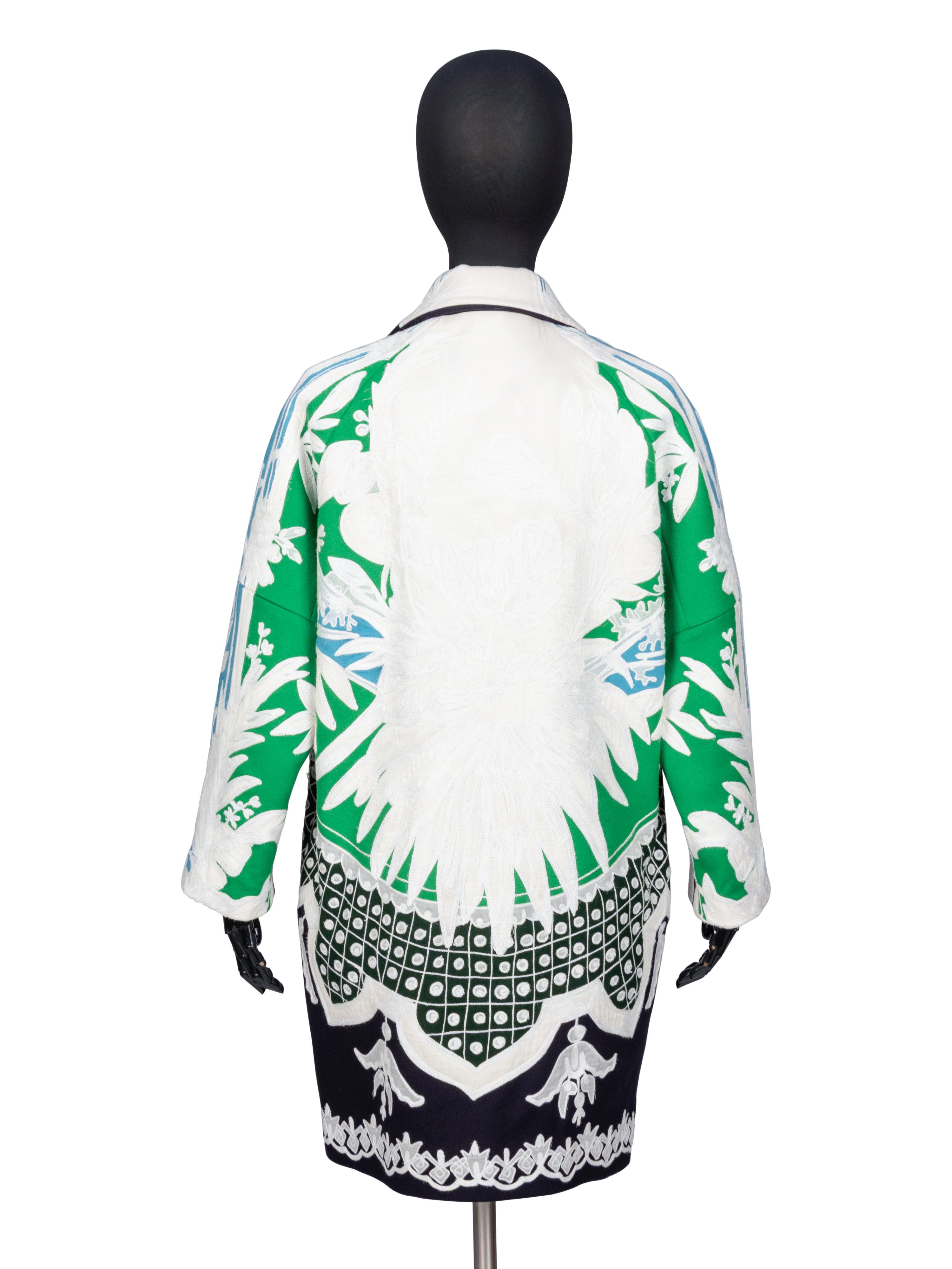 Valentino, Embroidered Wool Coat, 2018