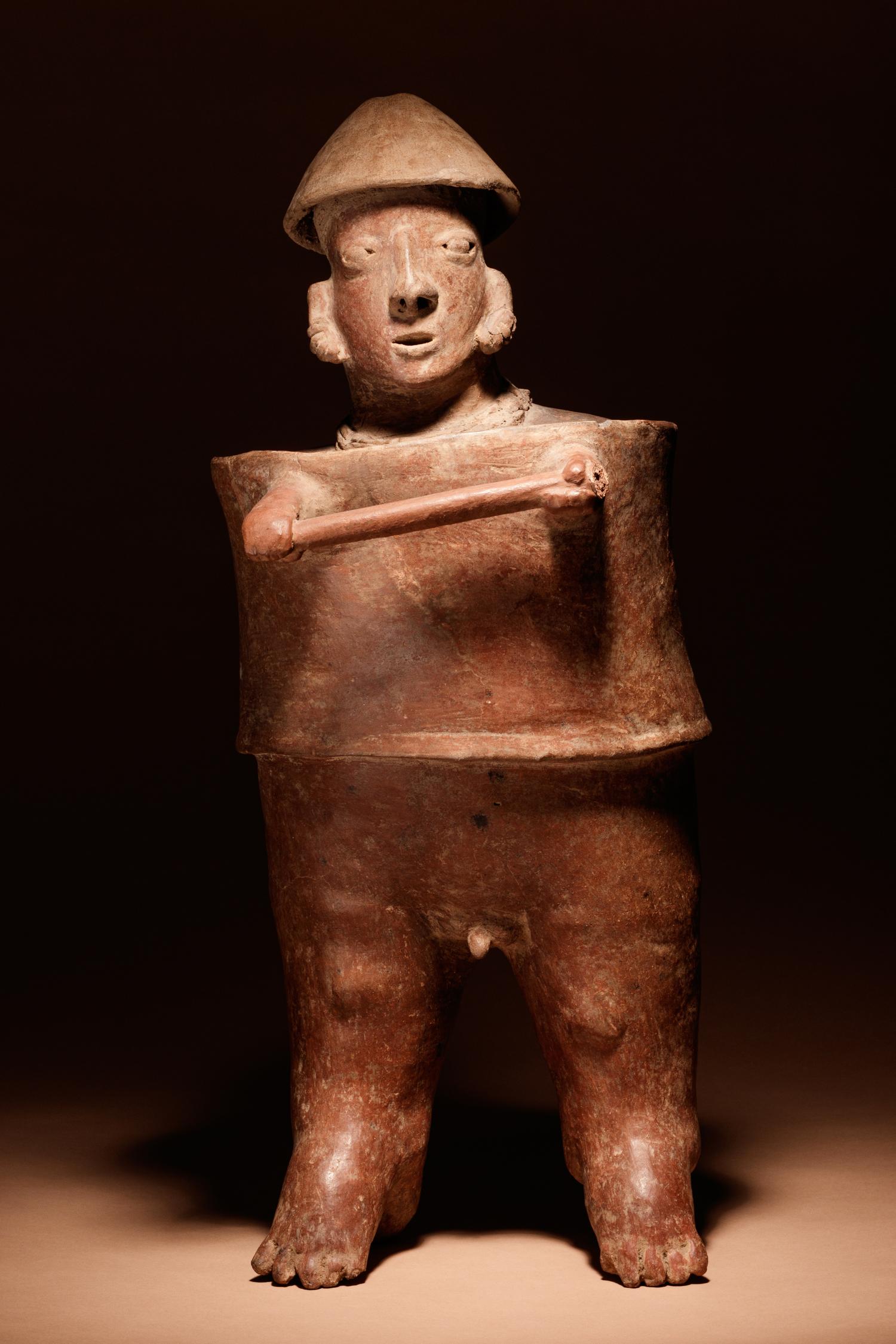 A Nayarit Terracotta Warrior Figure
