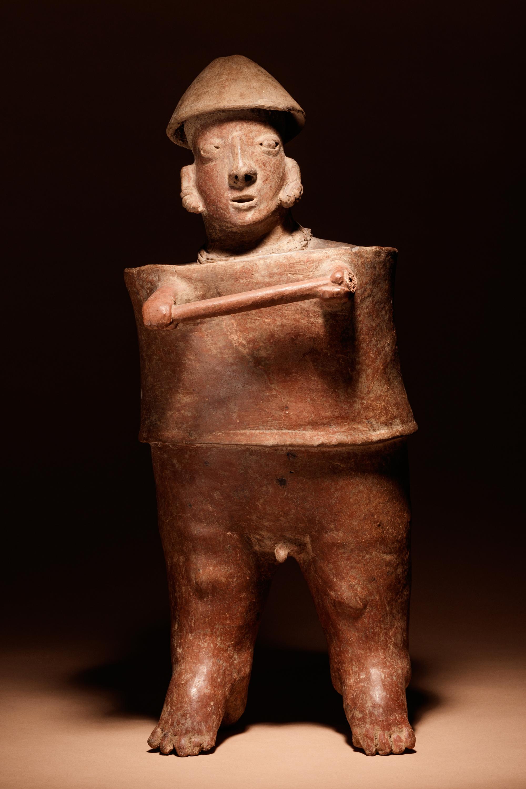 A Nayarit Terracotta Warrior Figure