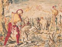 A Flemish Style Printed Tapestry
