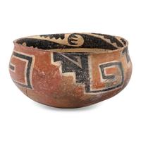 Ancestral Pueblo, Tonto Polychrome Pottery Bowl