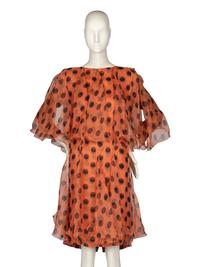 Pierre Cardin Haute Couture Polka Dot Dress