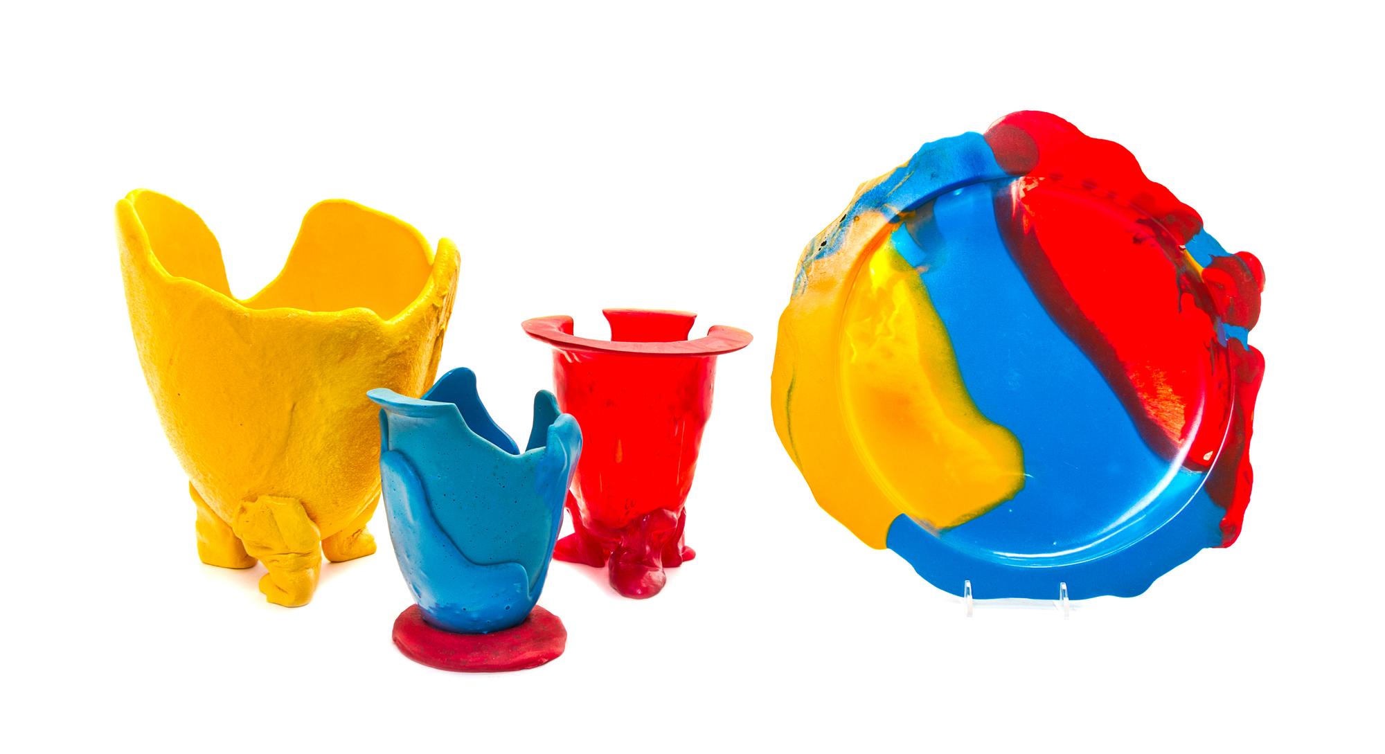 A Collection of Thirteen Sculpted Resin Articles Height of tallest 12 inches. — GAETANO PESCE (ITALIAN, B. 1939)