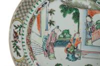 Eight Chinese Famille Rose Porcelain Plates