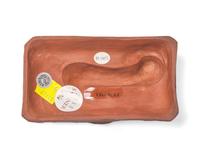 A Wedgwood Rosso Antico Sleeping Baby Figure
