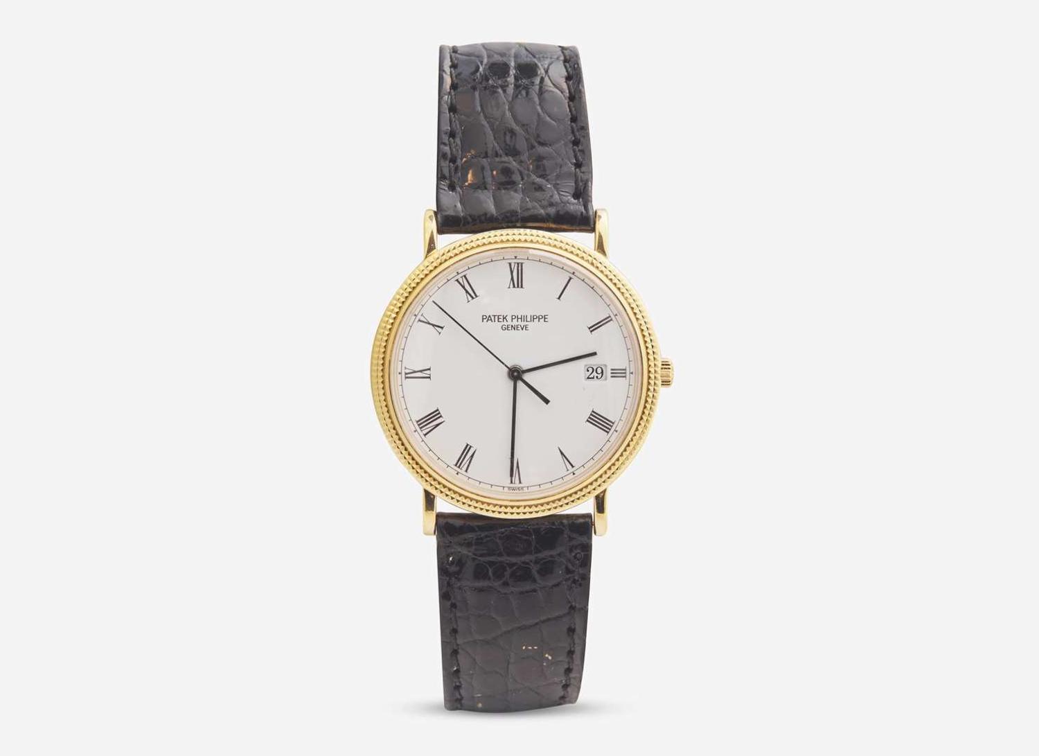 An 18K Yellow Gold Men's Patek Philippe Calatrava