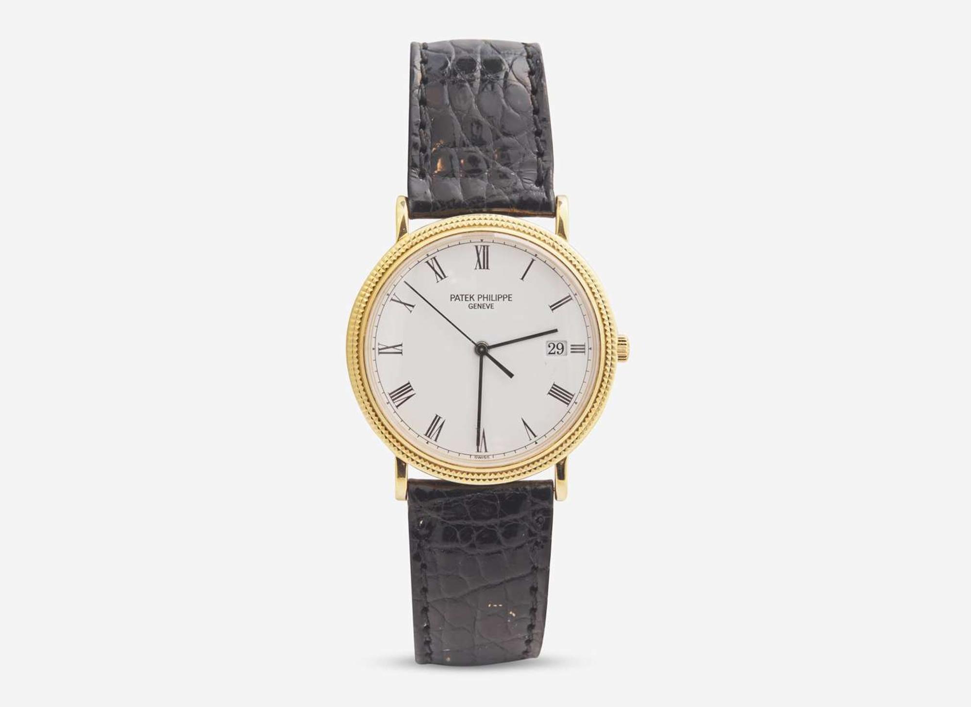 An 18K Yellow Gold Men's Patek Philippe Calatrava