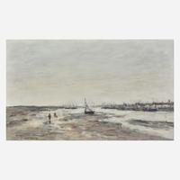 Eugène Boudin (French, 1824–1898) Étaples, Marée Basse