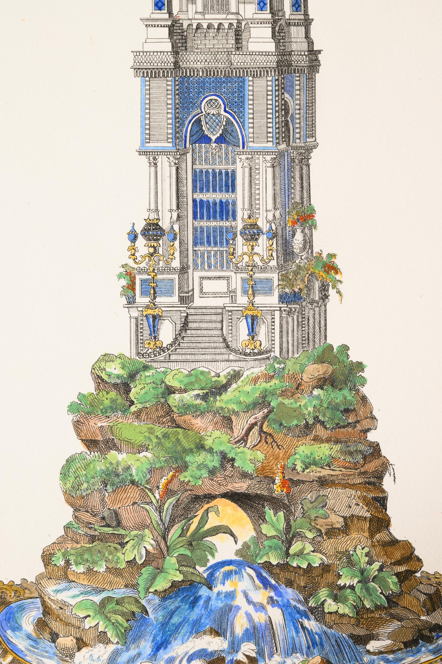 Nine French Lithographs