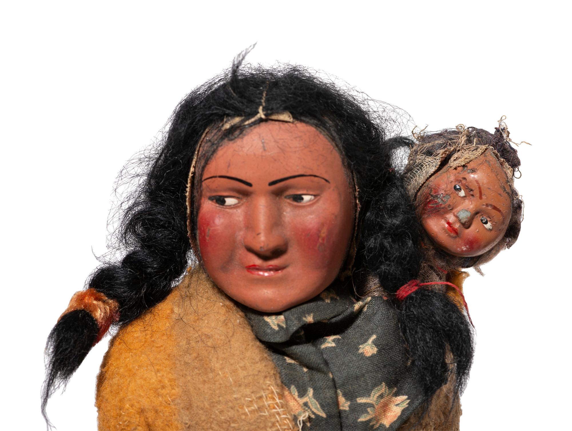 Group of Skookum Dolls