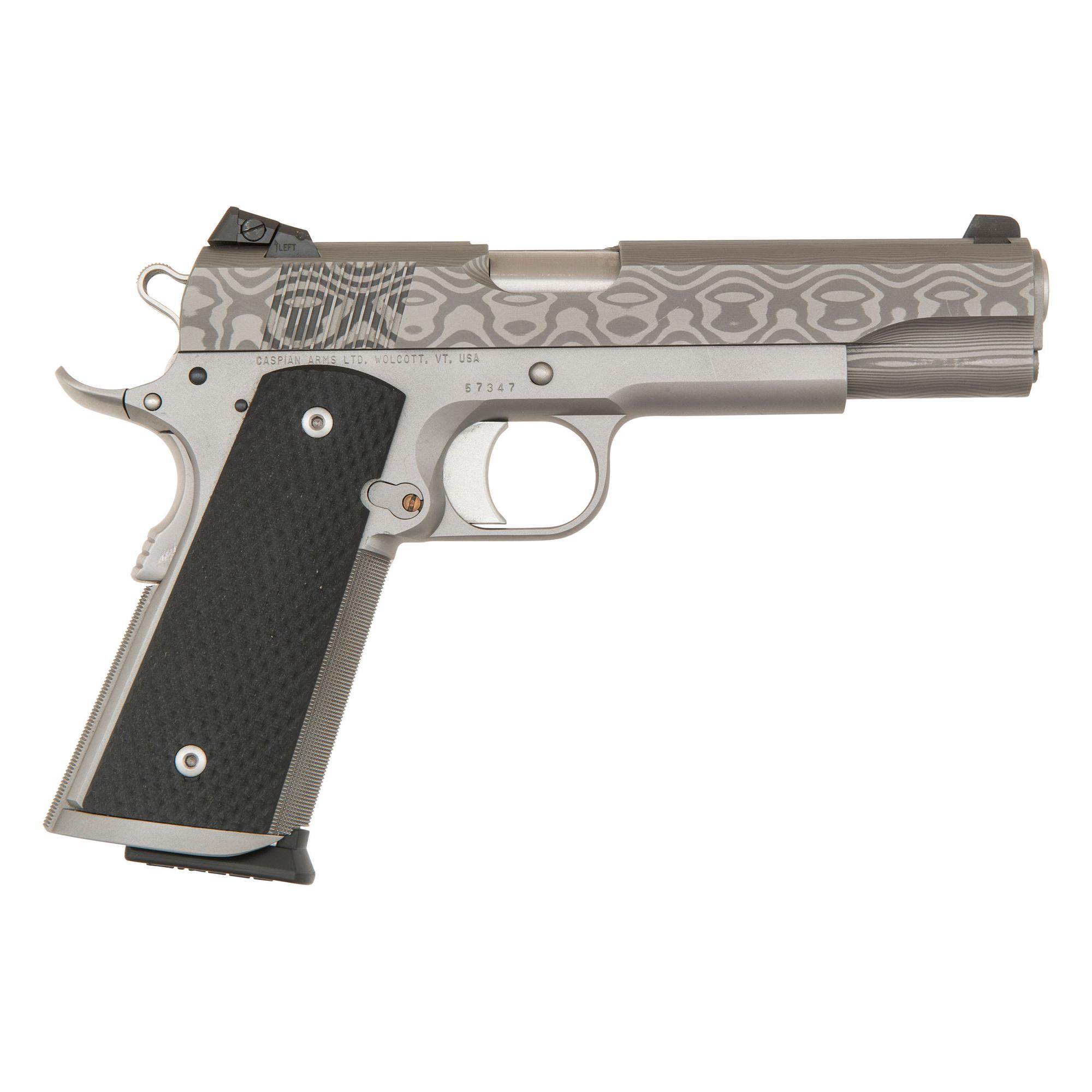 *Caspian Arms Damascus Slide 1911 Pistol