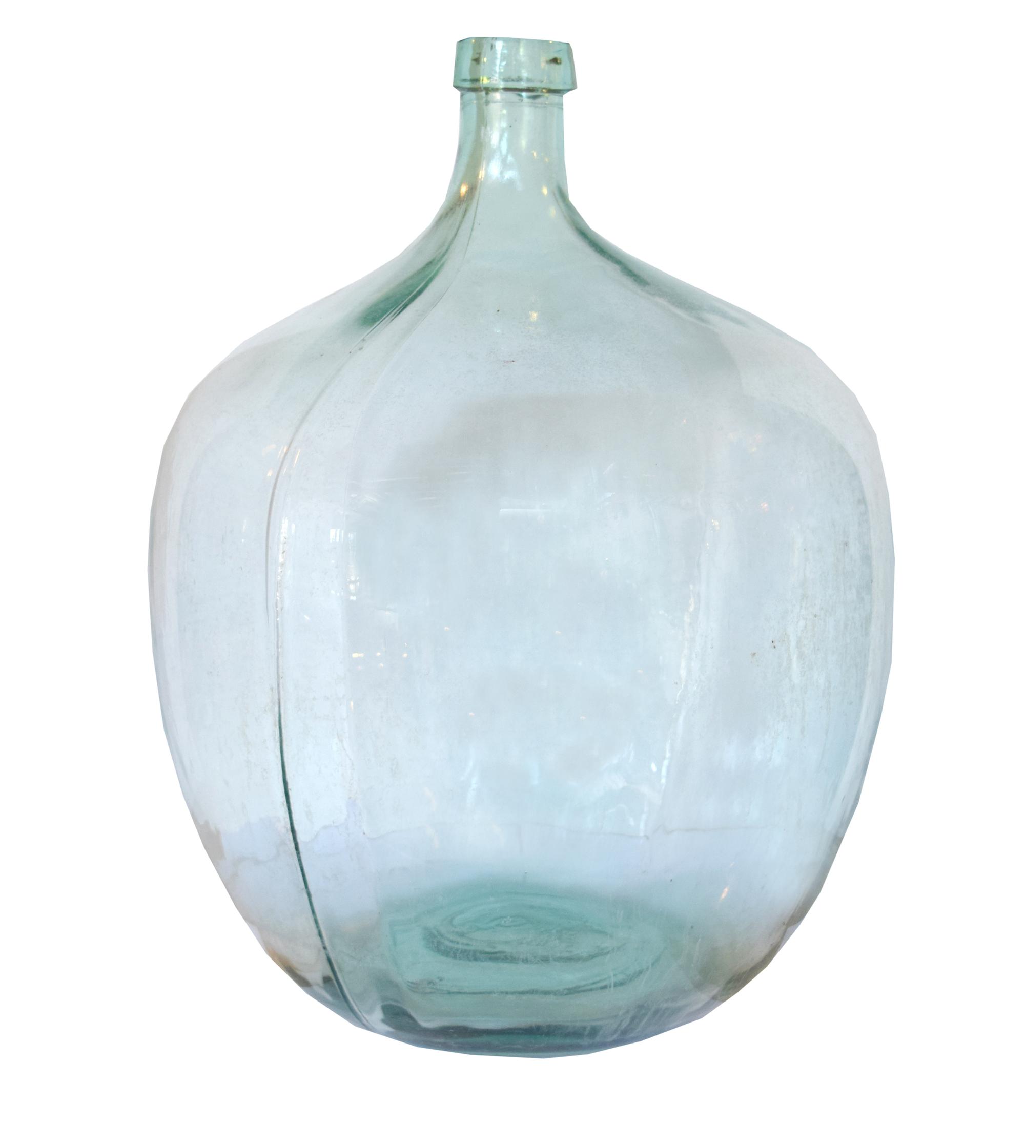 A Green Glass Wine Vessel 17" W x 17" D x 22.5" H — Germany, 20th Century